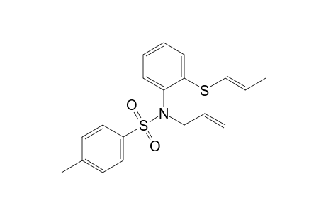 N-Allyl-4-methyl-N-[2-(prop-1-en-1-ylthio)phenyl]benzenesulfonamide
