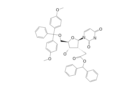 2'-DEOXY-2'-ALPHA-C-(DIPHENYLMETHOXYCARBONYLMETHYL)-5'-O-DIMETHOXYTRITYL-URIDINE