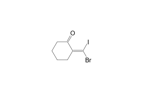 (2Z)-2-[bromanyl(iodanyl)methylidene]cyclohexan-1-one