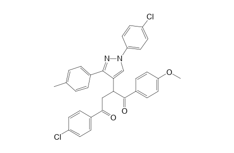 4-(4-Chlorophenyl)-2-(1-(4-chlorophenyl)-3-p-tolyl-1H-pyrazol- 4-yl)-1-(4-methoxyphenyl)butan-1,4-dione