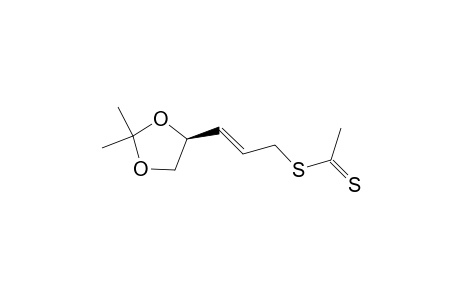 (E)-(S)-3-(2,2-Dimethyl-1,3-dioxolane-4-yl)-2-propenyl ethanedithioate