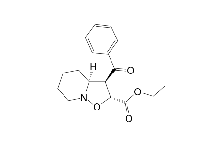 Ethyl (2R,3R,3aS)-3-benzoylhexahydro-2H-isoxazolo[2,3-a]pyridine-2-carboxylate