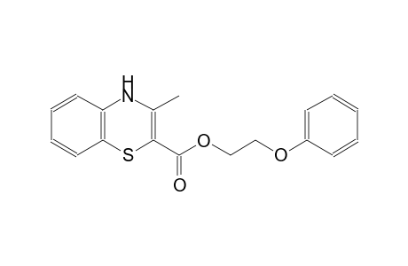 4H-1,4-benzothiazine-2-carboxylic acid, 3-methyl-, 2-phenoxyethyl ester