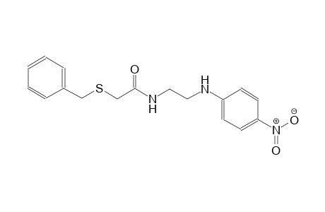 2-(Benzylsulfanyl)-N-[2-(4-nitroanilino)ethyl]acetamide