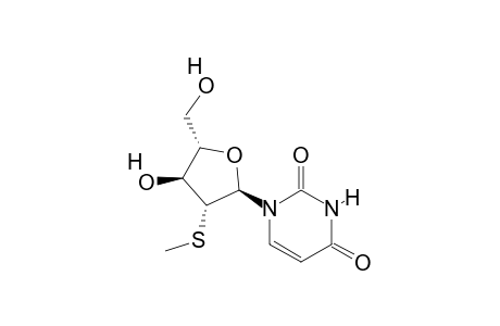 1-[(2R,3R,4S,5S)-4-hydroxy-5-methylol-3-(methylthio)tetrahydrofuran-2-yl]pyrimidine-2,4-quinone
