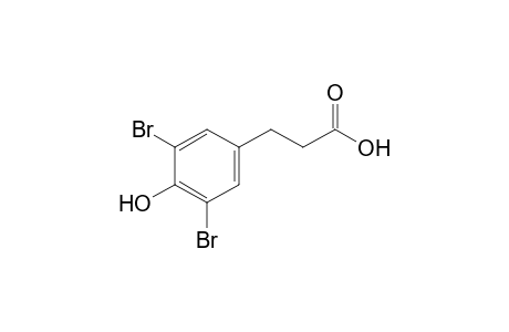 3,5-dibromo-4-hydroxyhydrocinnamic acid