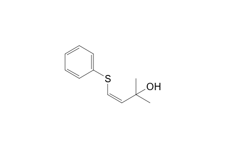 (Z)-2-methyl-4-(phenylthio)-3-buten-2-ol
