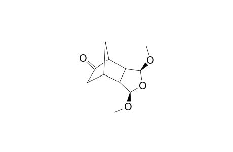 (3R,5S)-3,5-Dimethoxy-4-oxa-tricyclo[5.2.1.0*2,6*]decan-8-one