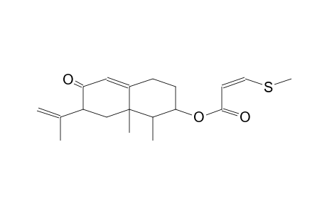 2-PROPENOIC ACID, 3-(METHYLTHIO)-1,2,3,4,6,7,8,8A-OCTAHYDRO-1,8A-DIMET