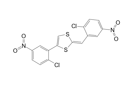 (E)-2-(2-Chloro-5-nitrobenzylidene)-4-(2-chloro-5-nitrophenyl)-1,3-dithiole