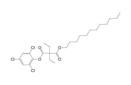 Diethylmalonic acid, dodecyl 2,4,6-trichlorophenyl ester