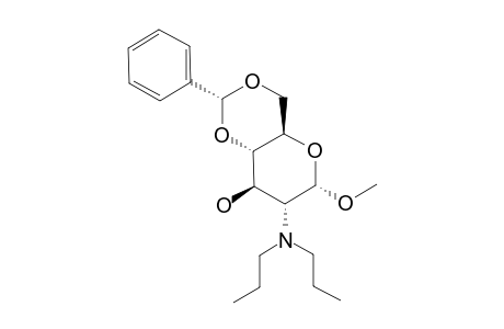 METHYL-4,6-O-BENZYLIDENE-2-DEOXY-2-N,N-DI-N-PROPYLAMINO-ALPHA-D-GLUCOPYRANOSIDE