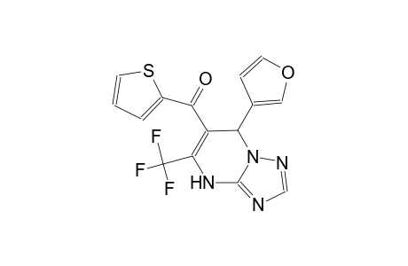 [7-(3-furyl)-5-(trifluoromethyl)-4,7-dihydro[1,2,4]triazolo[1,5-a]pyrimidin-6-yl](2-thienyl)methanone