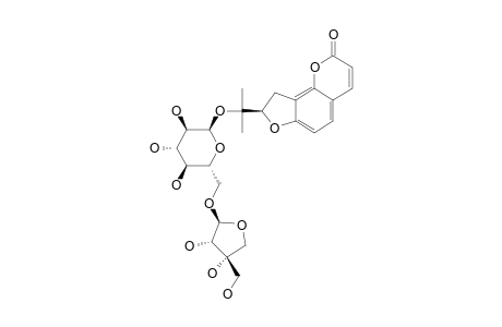 BETA-D-GLUCOSYL-6'-(BETA-D-APIOSYL)-COLUMBIANETIN