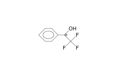 Phenyl-trifluoromethyl-hydroxy-carbenium cation