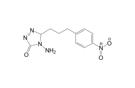 3H-1,2,4-triazol-3-one, 4-amino-4,5-dihydro-5-[3-(4-nitrophenyl)propyl]-