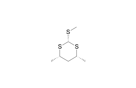 4R,6C-DIMETHYL-2C-(METHYLTHIO)-1,3-DITHIANE