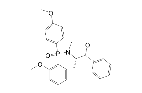 (S-P)-(-)-N-[(1S,2R)-2-HYDROXY-1-METHYL-2-PHENYLETHYL]-P-(2-METHOXYPHENYL)-P-(4-METHOXYPHENYL)-N-METHYL-PHOSPHINAMIDE