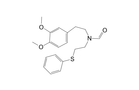 N-[2-(3,4-Dimethoxyphenyl)ethyl]-N-(2-phenylsulfanylethyl)formide