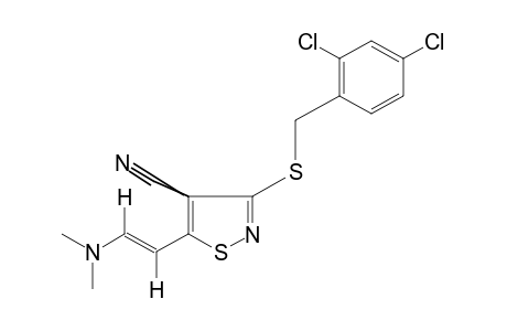 trans-3-[(2,4-DICHLOROBENZYL)THIO]-5-[2-(DIMETHYLAMINO)VINYL]-4-ISOTHIAZOLECARBONITRILE