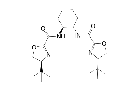 N,N'-[Cyclohexane-1,2-diyl]-bis(4',5'-dihydro-4'-1",1"-dimethylethyl)oxazole-2'-carboxamide)