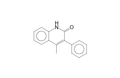 1H-Quinolin-2-one, 4-methyl-3-phenyl-