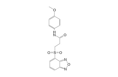 propanamide, 3-(2,1,3-benzoxadiazol-4-ylsulfonyl)-N-(4-methoxyphenyl)-
