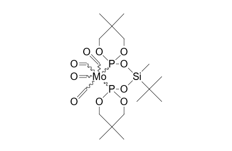 Tetracarbonyl-(bis[5,5-dimethyl-1,3,2-dioxaphosphorinan-2-yloxy]T-butylmethylsilane)-molybdenum