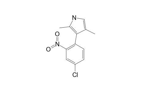 2,4-DIMETHYL-3-(4-CHLORO-2-NITROPHENYL)-1H-PYRROLE