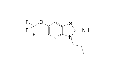 3-propyl-6-(trifluoromethoxy)-1,3-benzothiazol-2-imine