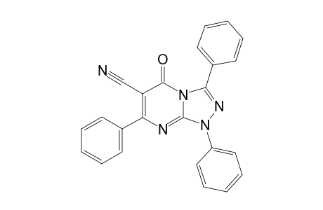 1,3,7-Triphenyl-6-cyano-[1,2,4]triazolo[4,3-a]-pyrimidin-5(1H)-one