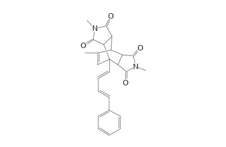 4,10-Dimethyl-1-(4'-phenyl-1',3'-butadienyl0-4,10-diazatetracyclo[5.5.2.0(2,6).0(8,12)]tetradec-13-en-3,5,9,11-tetraone