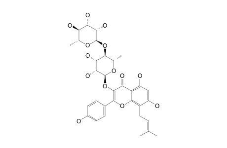 BAOHUOSIDE-III;DESMETHYLANHYDROICARITIN-3-O-ALPHA-L-RHAMNOPYRANOSYL-(1->4)-ALPHA-L-RHAMNOPYRANOSIDE
