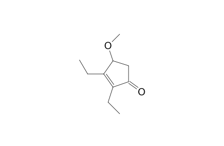 2,3-Diethyl-4-methoxy-1-cyclopent-2-enone