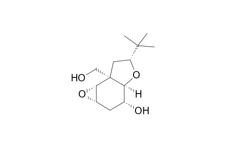 (1aSR,3RS,3aRS,5RS,6aRS,6bRS)-5-(t-Butyl)-octahydro-6a-(hydroxymethyl)-7-oxabicyclo[4.1.0]hept-1(6)-eno[3,2-b]furan-3-ol
