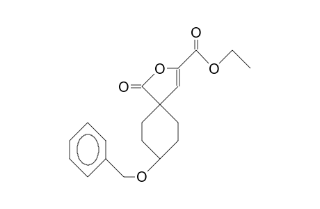 8c-Benzyloxy-1R-oxo-2-oxa-spiro(4.5)dec-3-ene-3-carboxylic acid, ethyl ester