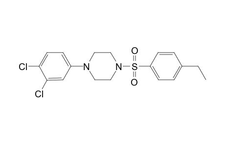 1-(3,4-dichlorophenyl)-4-(4-ethylphenyl)sulfonyl-piperazine