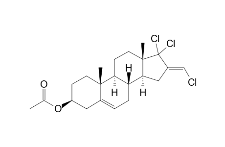 17,17-Dichloro-3-acetoxy-16(E)-chloromethyleneandrost-5-ene