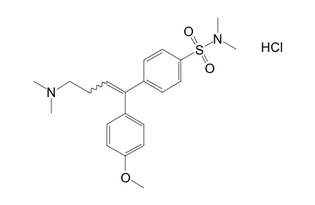 N,N-dimethyl-p-{alpha-[3-(dimethylamino)propylidene]-p-methoxybenzyl]benzenesulfonamide, hydrochloride