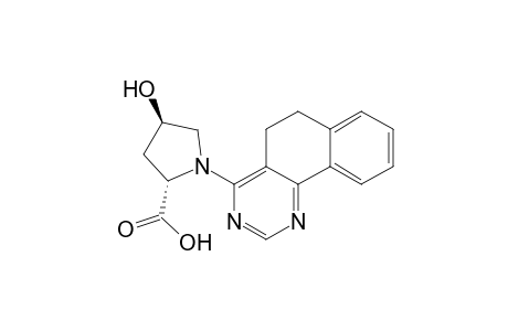 (2S,4R)-1-(5,6-dihydrobenzo[h]quinazolin-4-yl)-4-hydroxy-2-pyrrolidinecarboxylic acid