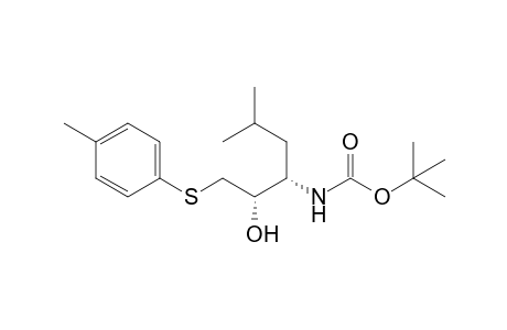 (2S,3S)-N-(tert-Butoxycarbonyl)-3-amino-5-methyl-1-[(4-methylphenyl)sulfenyl]-2-hexanol