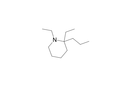 1,2-Diethyl-2-propylpiperidine