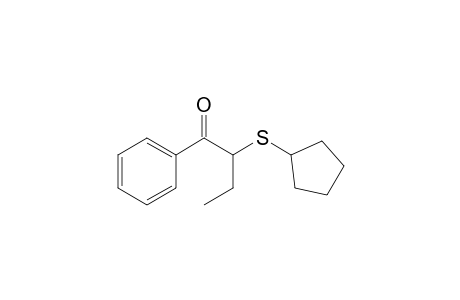 .alpha.-(Cyclopentylthio)butyrophenone