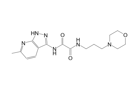 ethanediamide, N~1~-(6-methyl-1H-pyrazolo[3,4-b]pyridin-3-yl)-N~2~-[3-(4-morpholinyl)propyl]-
