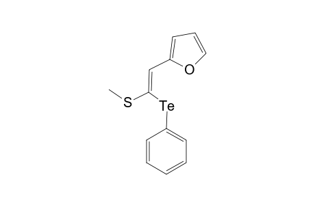 (Z)-2-(2-Furyl)-1-methylsulfanyl-1-phenyltellanyl-1-ethene