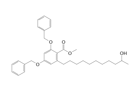 2,4-Dibenzoxy-6-(10-hydroxyundecyl)benzoic acid methyl ester