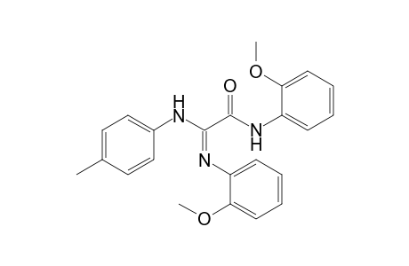 N-(2'-Methoxyphenyl)-2-[(2'-methoxyphenyl)imino]-2-(4'-tolylamino)acetamide