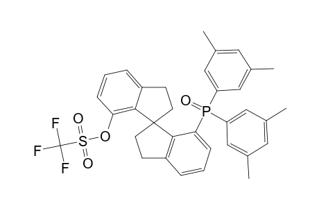 (S)-7-DI-(3,5-DIMETHYLPHENYL)-PHOSPHINYL-7'-TRIFLUOROMETHANESULFONYLOXY-1,1'-SPIROBIINDANE