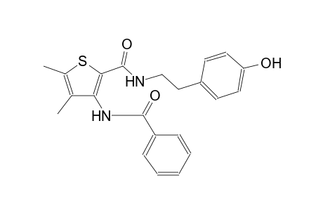 2-thiophenecarboxamide, 3-(benzoylamino)-N-[2-(4-hydroxyphenyl)ethyl]-4,5-dimethyl-