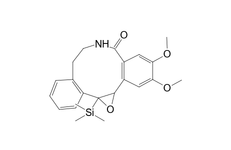 2,3-Dimethoxy-12b-trimethylsilyl-5,6,7,8,12b,13a-hexahydrodibenzo[c,g]oxireno[2,3-e]azecin-5-one